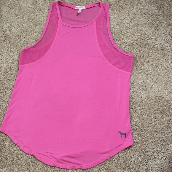 PINK Mesh Athletic Tank - Picture 4 of 4